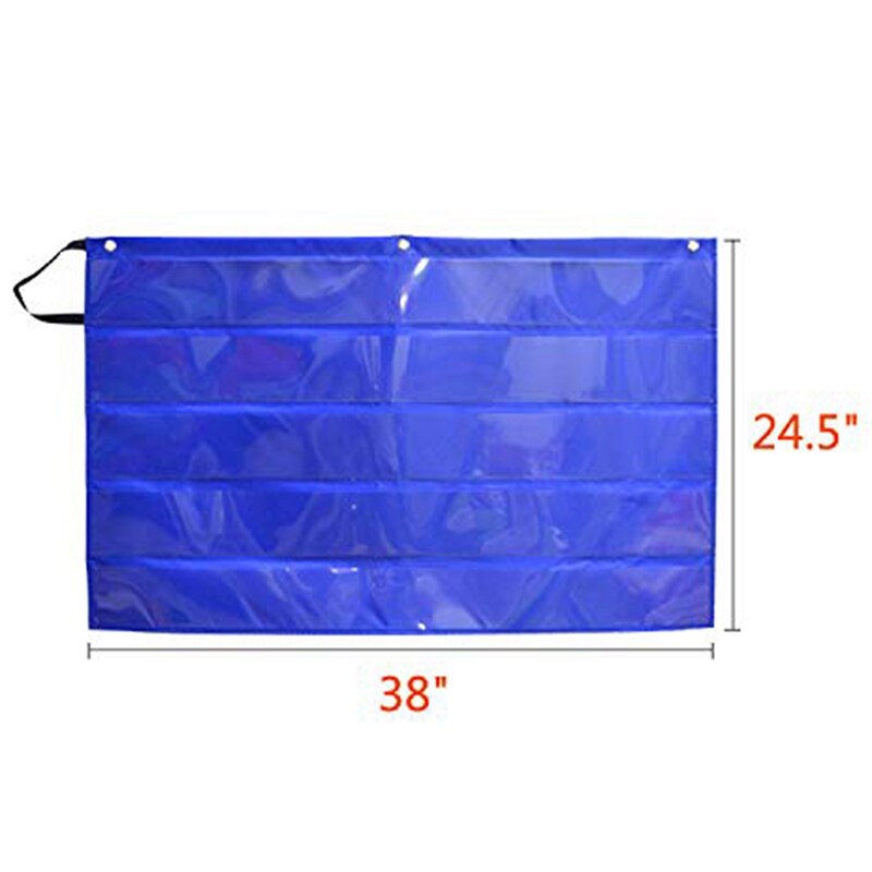 Bulletin Border Storage Children Foldable Pocket Chart Organize Bulletin Board Borders Wall Borders Clroom Organizer