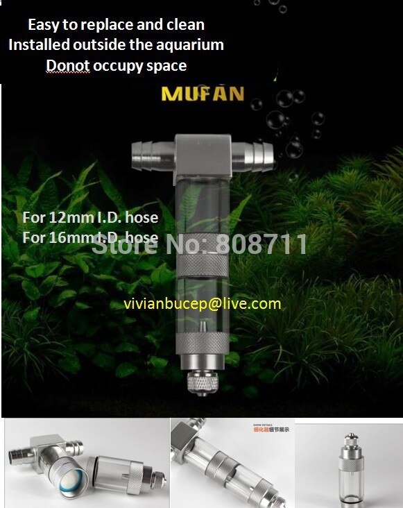 Aquarium CO2 ATOMIZER SYSTEM Diffuser for plants tank with Bubble Counter Diffusor