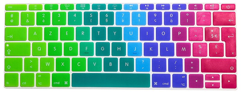 Französisch tastatur schutz Für macbook Retina 12 Profi13 EU-Geben Sie A1708 A1534 A1931 tastatur abdeckung Laptop zubehör Laptop Film: MULTI