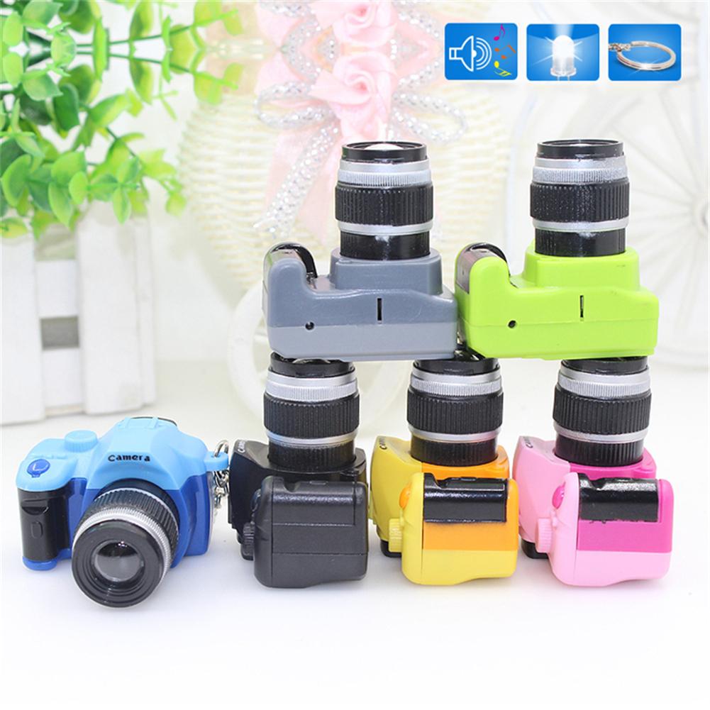 Retro SLR Camera Style LED Flash Light Shutter Sound Key Chains Auto Focus SLR Video Camera 24X Optical Zoom Three