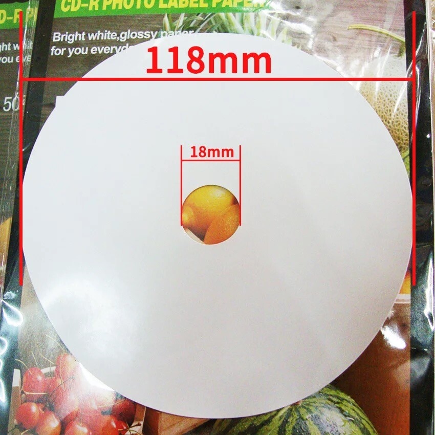 JETLAND CD R Glossy Photo Stickers 50 sheets 100 l Grandado JETLAND CD R Glossy Photo Stickers 50 sheets 100 l Grandado