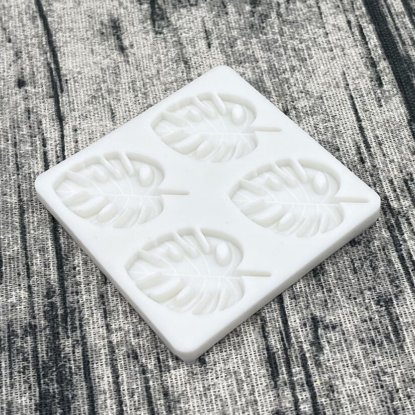 Monstera Deliciosa feuille Silicone Sugarcraft moule résine outils Cupcake cuisson moule Fondant gâteau décoration outils