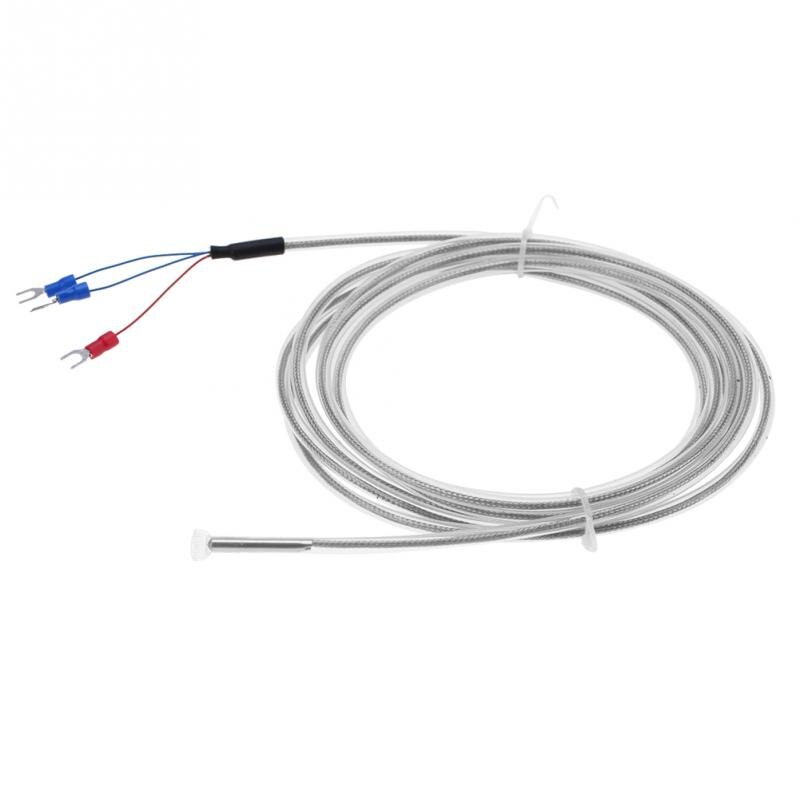PT100 Thermocouple Sensor 0-200 ℃ Range 5m 3 Wire Sensor Thermocouple Wire Waterproof Corrosion Resistance Thermo Couple Tester