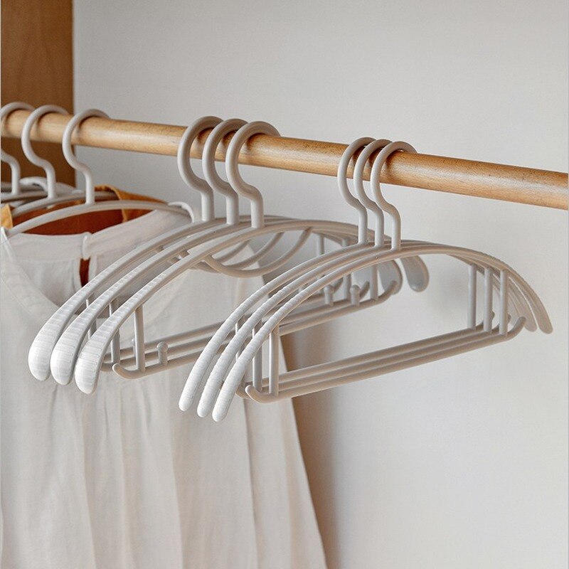 Cintres antidérapants pour vêtements, 10 pièces/ensemble, cintre en plastique épais, Anti-déformation, pour la maison