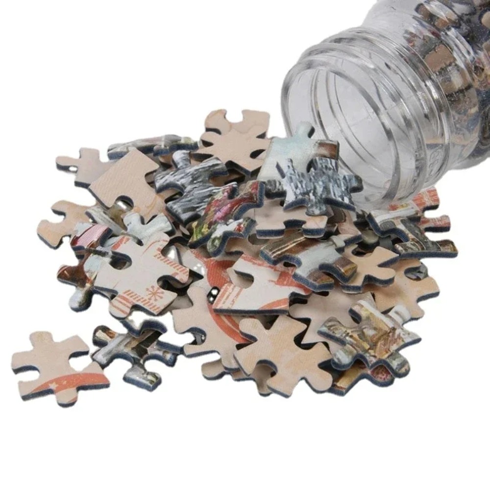 Test Tube Jigsaw Puzzle, pintura mundialmente famosa, Van Gogh a noite estrelada, presente de Natal, 150pcs