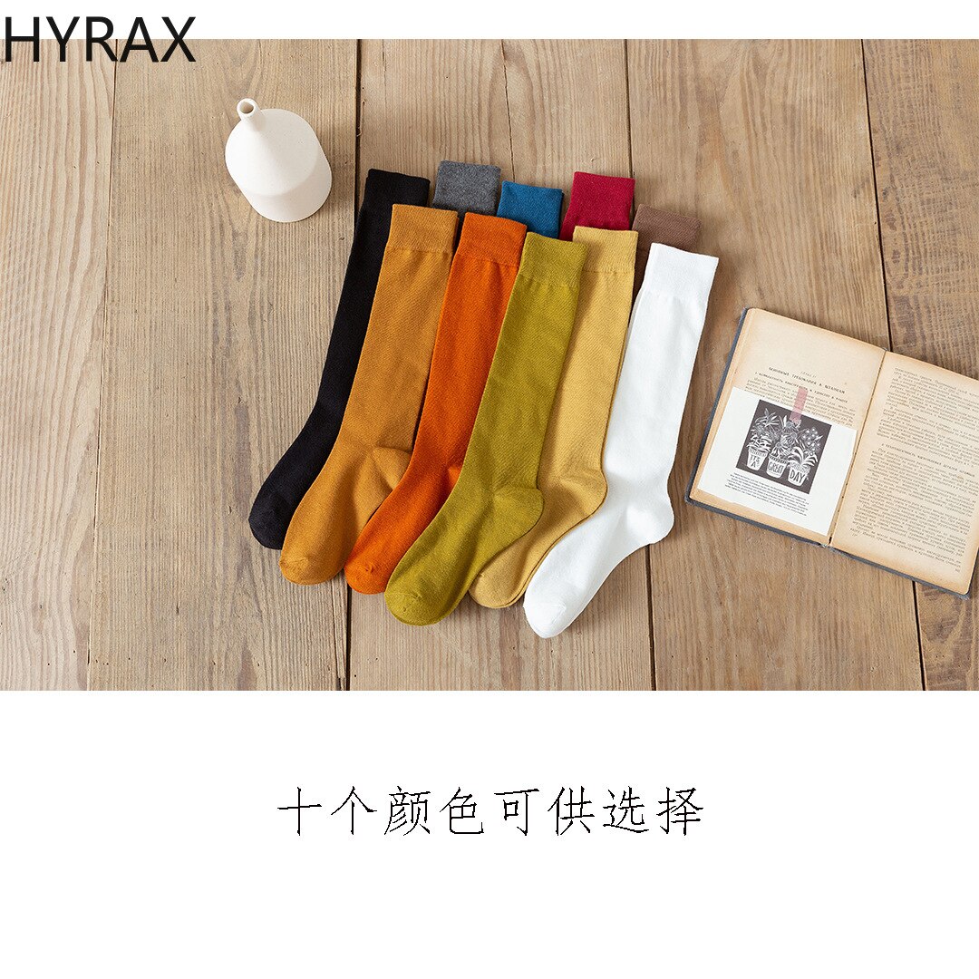 HYRAX Women Tube Socks Stockings Women Socks Pressure Stovepipe Socks Trendy Knee Socks Knee Socks