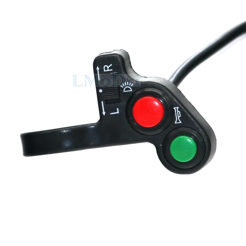 Motorfiets claxon richtingaanwijzer schakelaar voor 7/8 '' stuur crossmotor scooter atv aan/uit