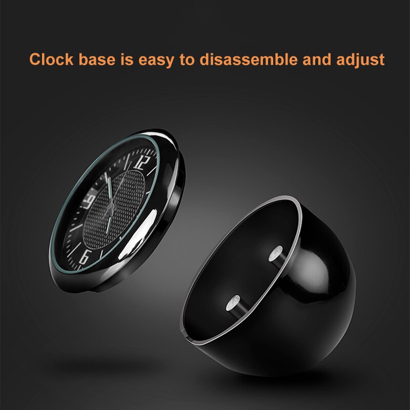 Voiture horloge ornements Auto montre aérations sortie pince lumineuse pour Renault Megane scénic Dacia Duster Sandero Logan Clio Laguna