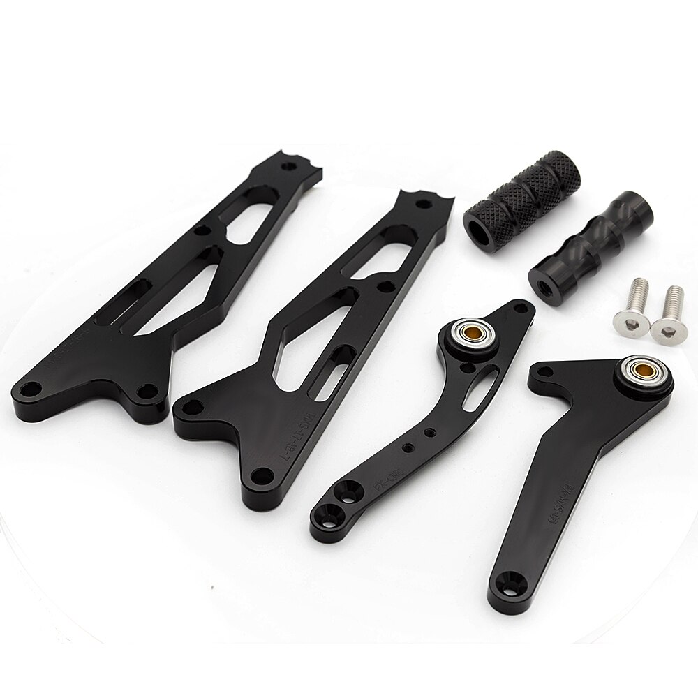 For Honda GROM MSX125 CNC Aluminum Alloy Motorcycle Rearset Footrest Footpeg Pedal Rear set Foot rest Accessories Part
