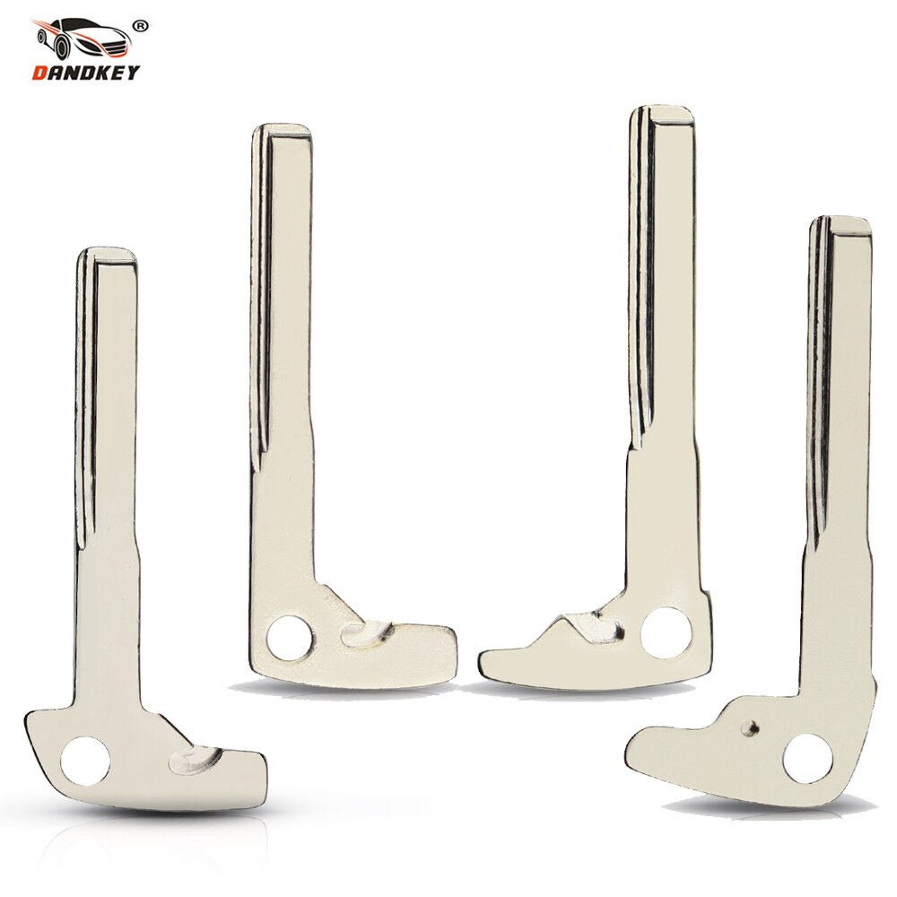 Dandkey wymiana inteligentny klucz puste dla Mercedes Benz 2008 A E S G CLK SLK ML klasa W220 inteligentny chrom niecięty klucz ostrze wkładka