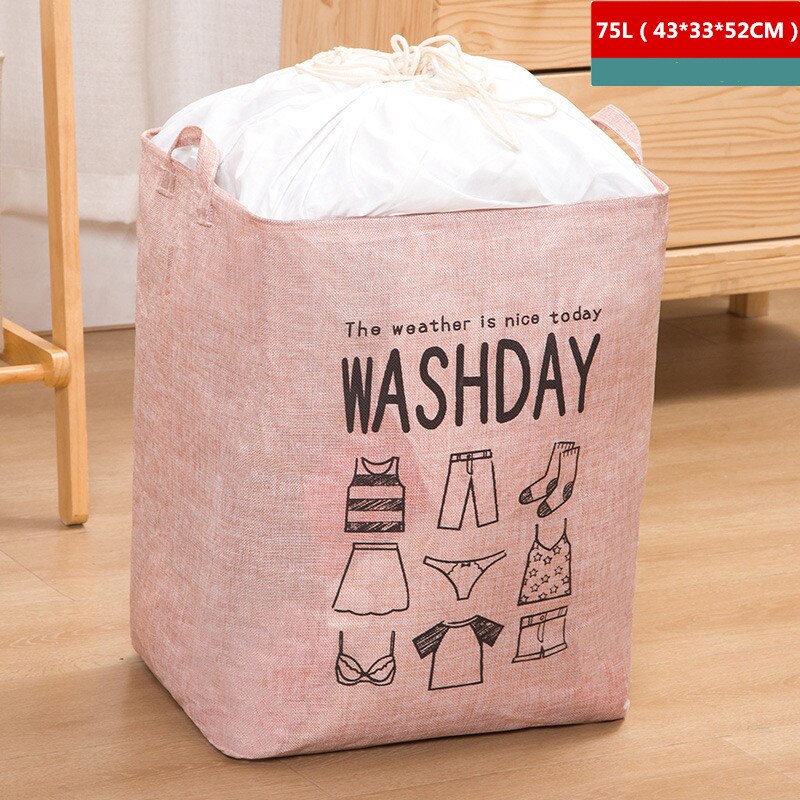 Quilt Opbergtas Stijl Katoen Linnen Kleding Deken Opbergtas Opvouwbare Kleding Organizer Thuis Opbergtas: 3