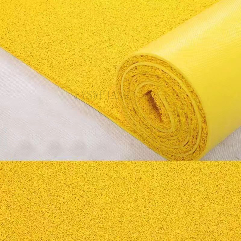 PVC-Drahtring-Antirutschmatte Eingangstür-Bodenmatte wasserdichter rutschfester Gummibodenteppich Außentreppe Gehweg Staubentfernung Bodenmatte: 40x120 cm / Blau