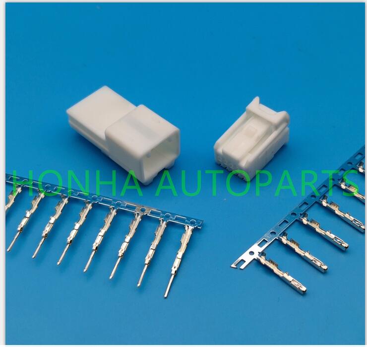 10 Pin female male unsealed automotive wiring harness connector with terminal 6098-3909 6098-3869 for sumitomo: 5 PCS male female
