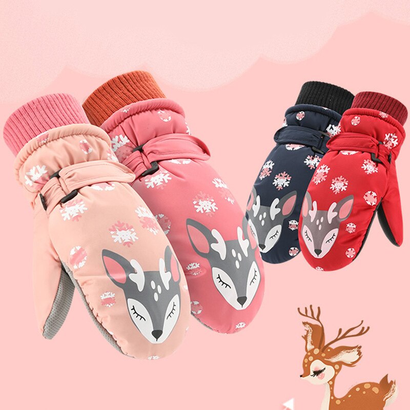 MOLIXINYU-gants de Ski tricotés pour enfants | Nouveaux gants d'hiver chauds pour garçons et filles, Plus velours épais pour 8 à 12 ans