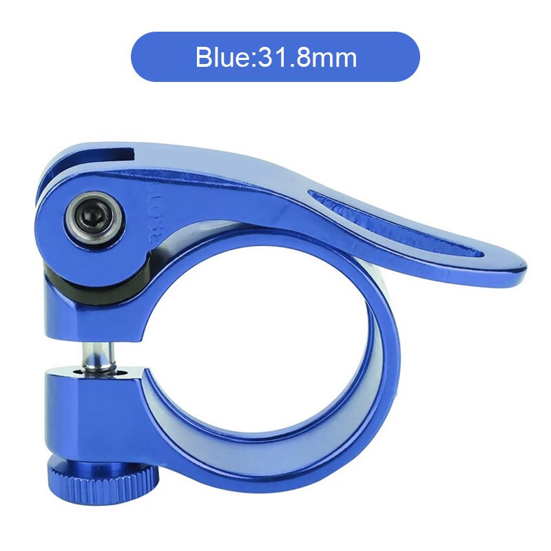 Bike Seatpost Clamp Aluminum Ultralight Quick Release Bicycle Seat Post Clip Bicycle Parts 31.8mm 34.9mm: 31.8mm D