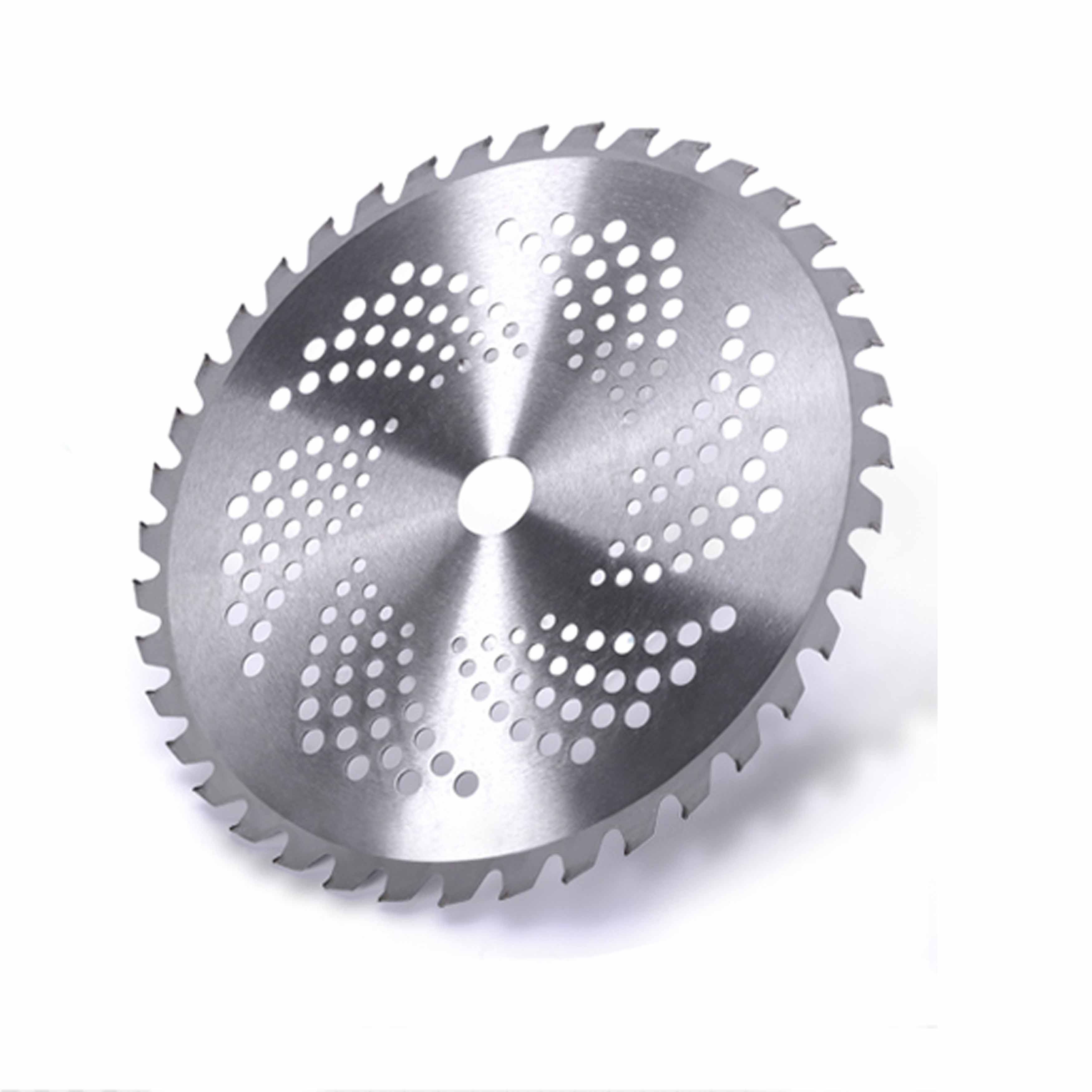 High branch saw High branch scissors Hedge knife Lawn mower blade Mower work head Loosen soil head Weeding Ditching wheel: Purple 