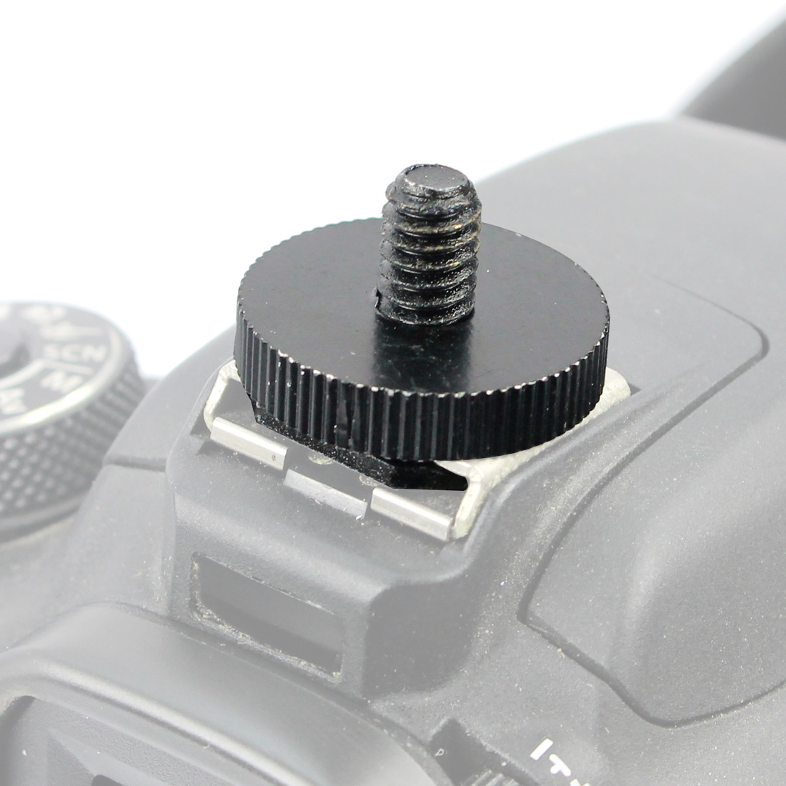 Stativhalterung Blitzschuh-Adapter 1/4 3/8 Zoll Schraube Einzelmutter Doppelschicht auf Blitzadapter Halfter Halterung Fotostudio-Zubehör