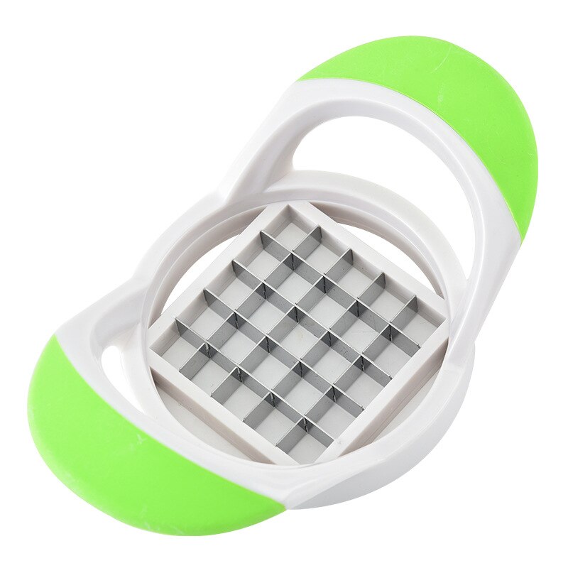 French Fry Cutter Stainless Steel Blades Fried Cut Tool Short Patoto Chips Handheld French Fries Cutter Kitchen Accessories: Default Title