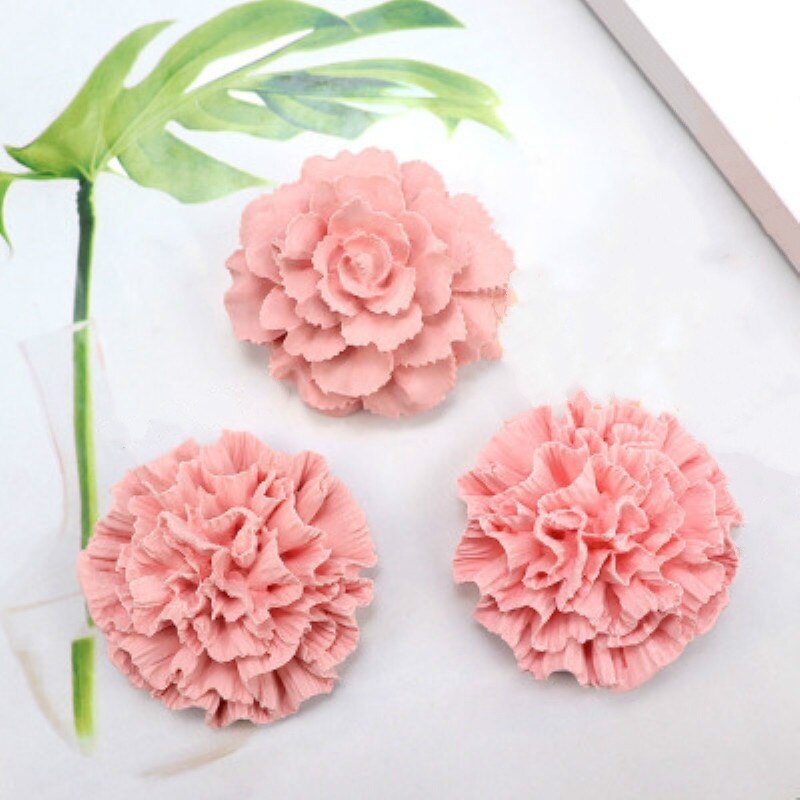 Molde de silicona con forma de flor 3D para jabón casero, moldes decorativos para tartas y Chocolate