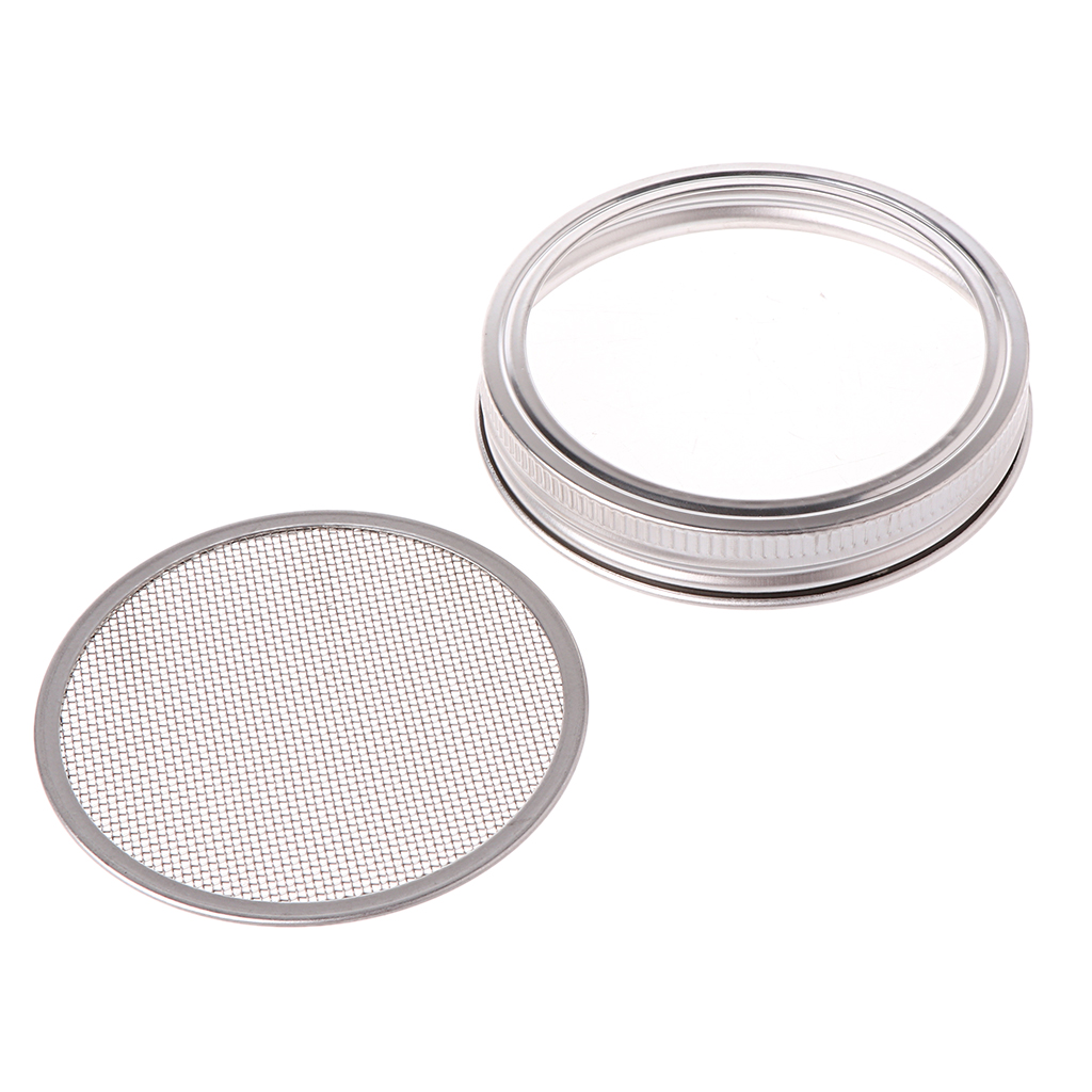 Groddkit för groddar groddkrukor med silrör av rostfritt stål groddar för att växa groddar alfalfa brocolli böna