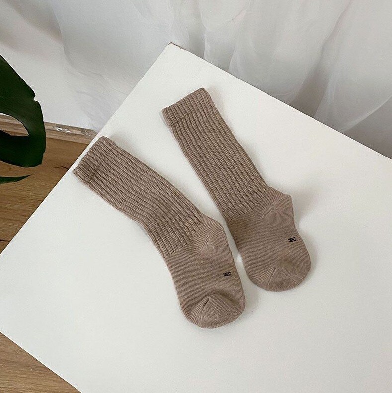 frühling Rippen Baby Socken Neue betroffen Weichen Neugeborenen Kleinkind Kleinkind freundlicher Mädchen Jungen nicht Unterhose Socken 1-3 jahr: SD015Socken4