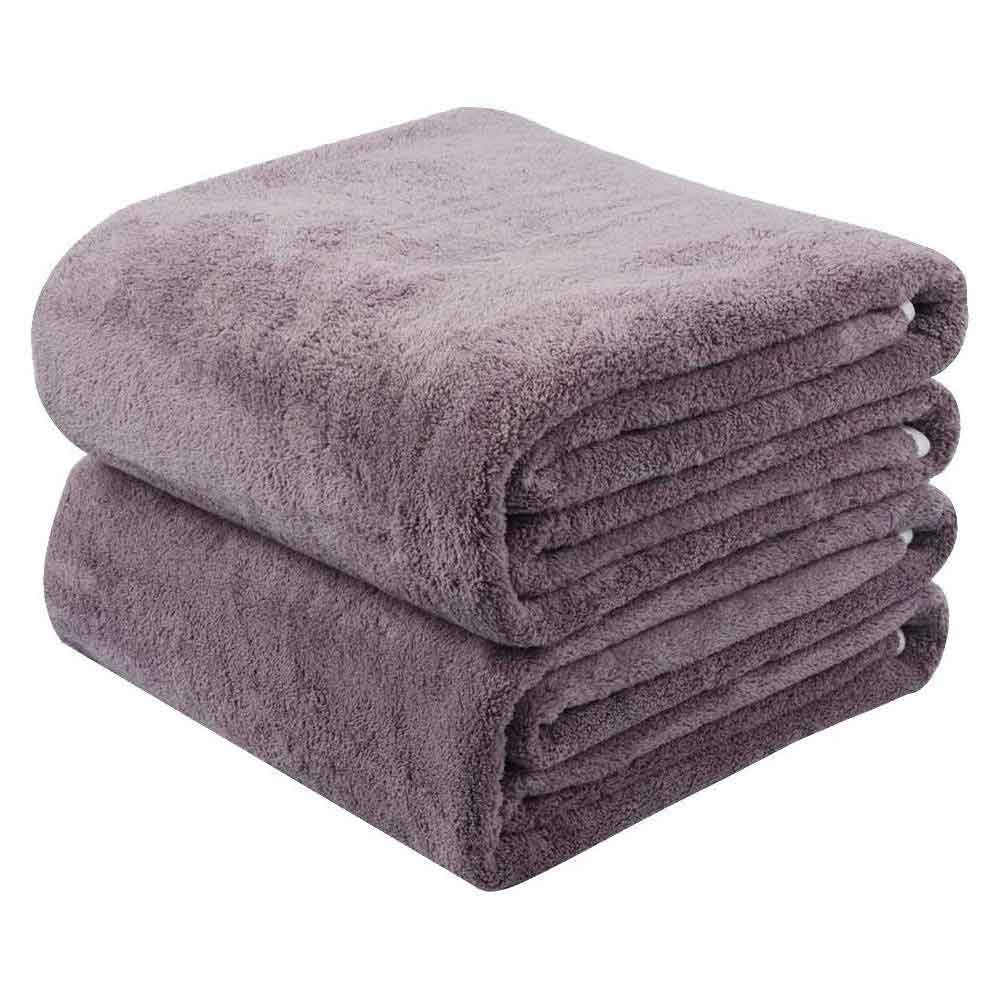Mikrofiber badhanddukar stor handduk superabsorberande duschhandduk extra mjuka handdukar för sportresor 2 pack 30 inx 60in