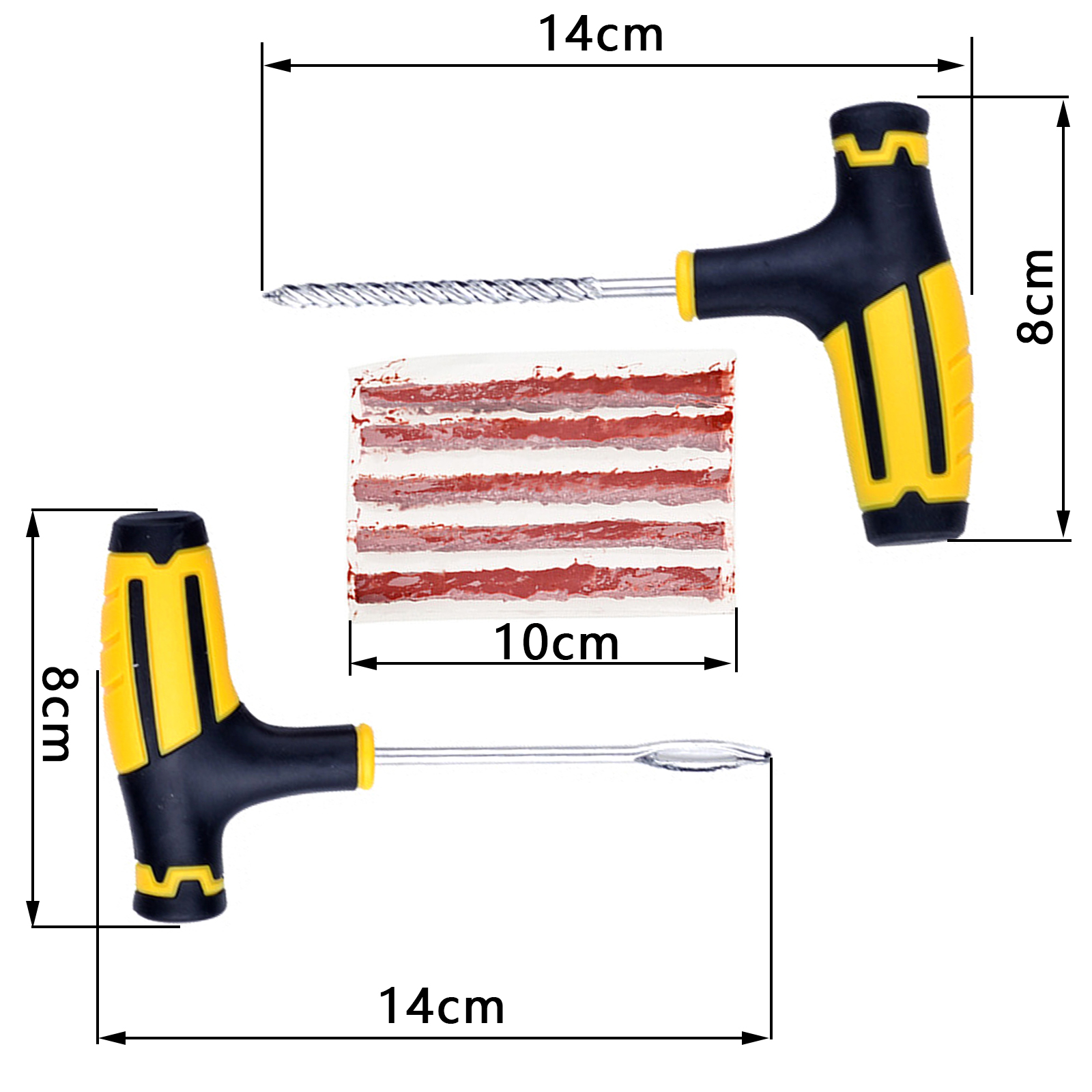 Auto Reifen Reparatur Tool Kit Auto Fahrrad Motorrad Hand Werkzeuge Tubeless Professionelle Reifenpannen Stecker Garage Reparatur Auto Zubehör