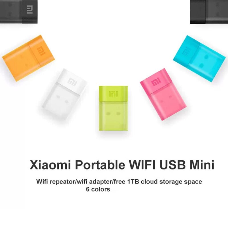 Xiaomi WiFi Portable Mini USB Wireless Router/Repeator WiFi USB Adapter With Work With MiWifi APP