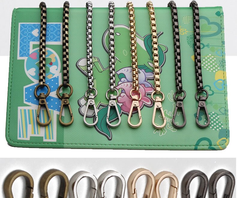 Metal Chain For Shoulder Bags Handbag Buckle Handle DIY Belt For Bag Strap Accessories Hardware Double Woven Iron Purse Chain