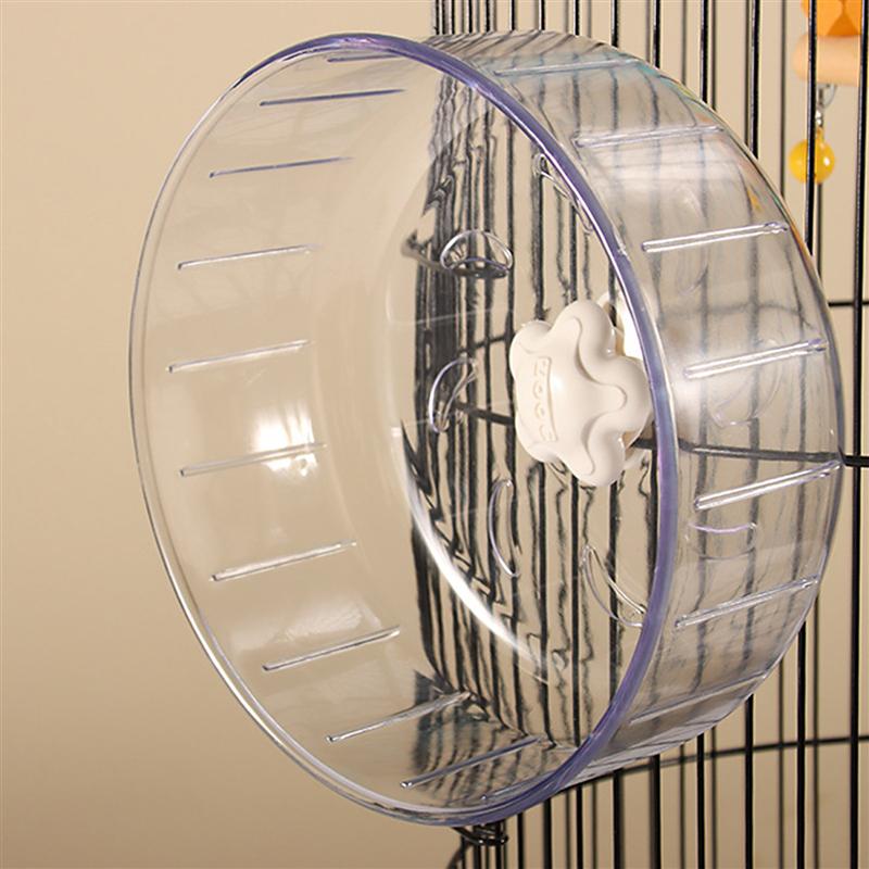 Roue de hérisson silencieuse, roue de Chinchilla domestique, roue de Rat transparente, accessoire de Hamster