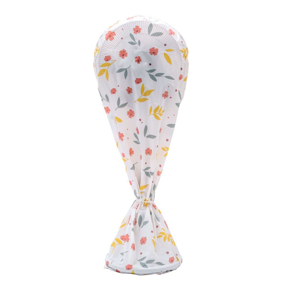 Fan Cover Round Dust Cover Waterproof Dustproof For Electric Fans Dust Cover Guard Protector Electrical Fans 2 Sizes Floral Geom: A3