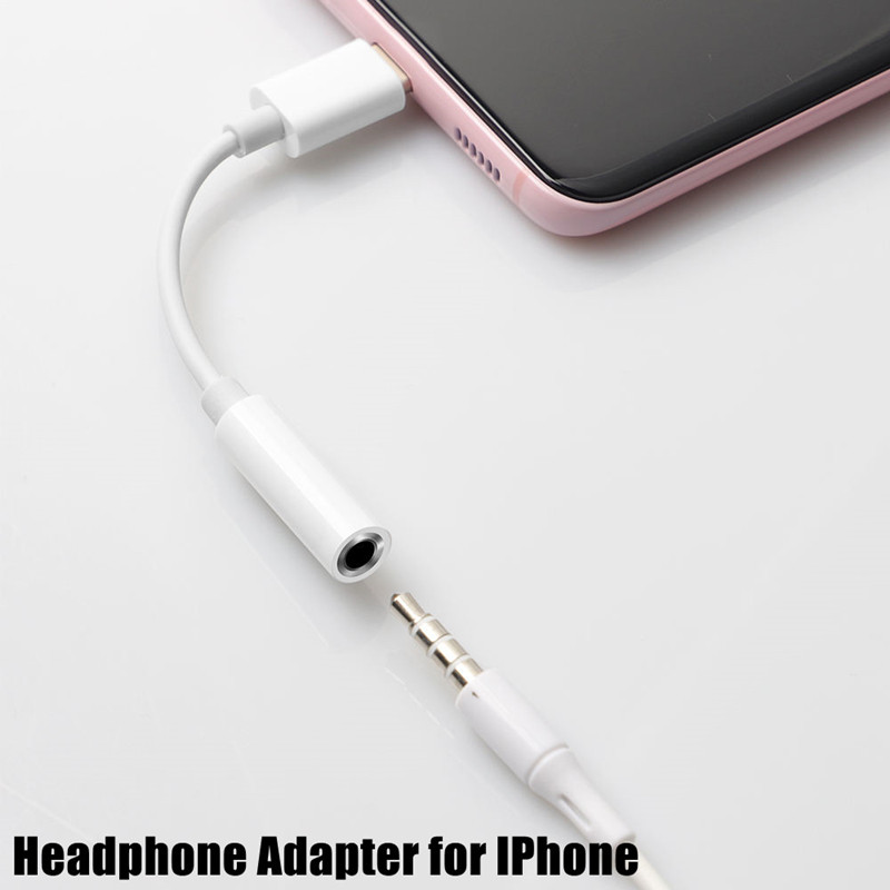 Lightning Headphone Adapter Lightning Jack Adapter Connector for IPhone14 13 12 11 Pro Max Mini XS XR X 8 7 To 3.5mm Jack: Default Title