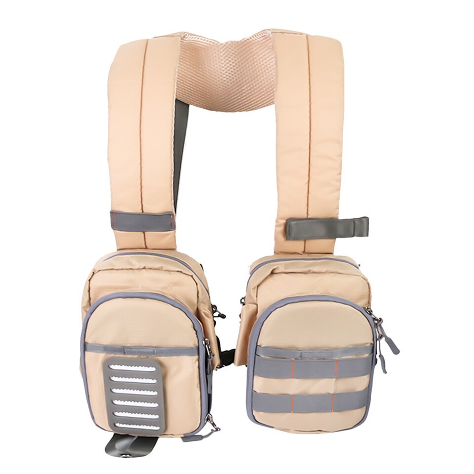 Maximumcatch Compact Fly Fishing Chest Pack Light Weight Adjustable Fishing Vest for Men Women Outdoor: 1pc vest only