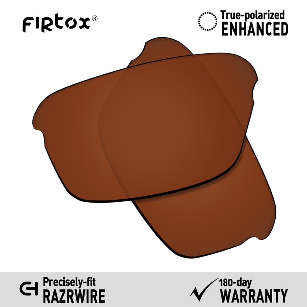 Firtox True UV400 Polarized Lenses Replacement for-Oakley Razrwire Sunglasses (Compatiable Lens Only) - Multiple Colors: Brown-Polarized