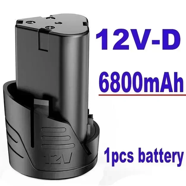 100%. Nuovo. Batteria al litio ricaricabile universale agli ioni di litio 12V 6800mAh per utensili elettrici Batteria per cacciavite elettrico per trapano elettrico: WHITE