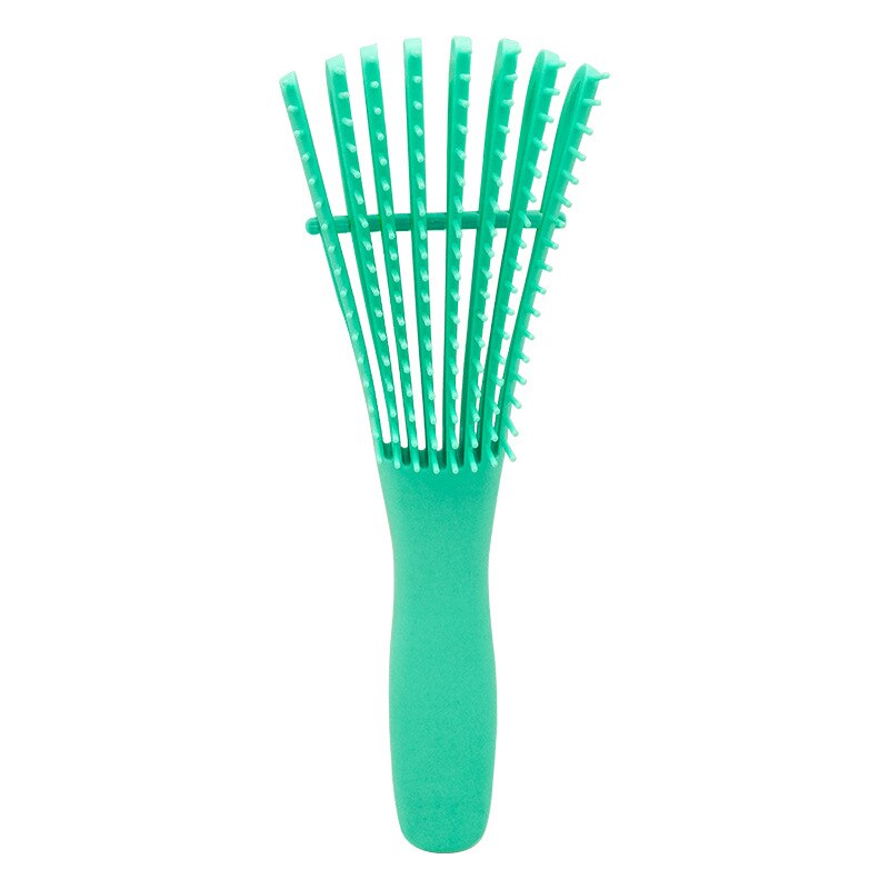 Démêler brosse à cheveux cuir chevelu Massage peigne à cheveux femmes démêlant brosse à cheveux pour bouclés soins des cheveux Salon maison coiffure peigne de coiffure: 21.8 6.5cm F