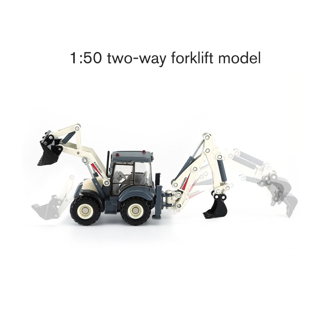 Voertuig 1:50 Twee-weg Heftruck Statische Auto 625004 Kaidiwei 625004 Boxed Twee-weg Forklift Techniek Vrachtwagen Graafmachine