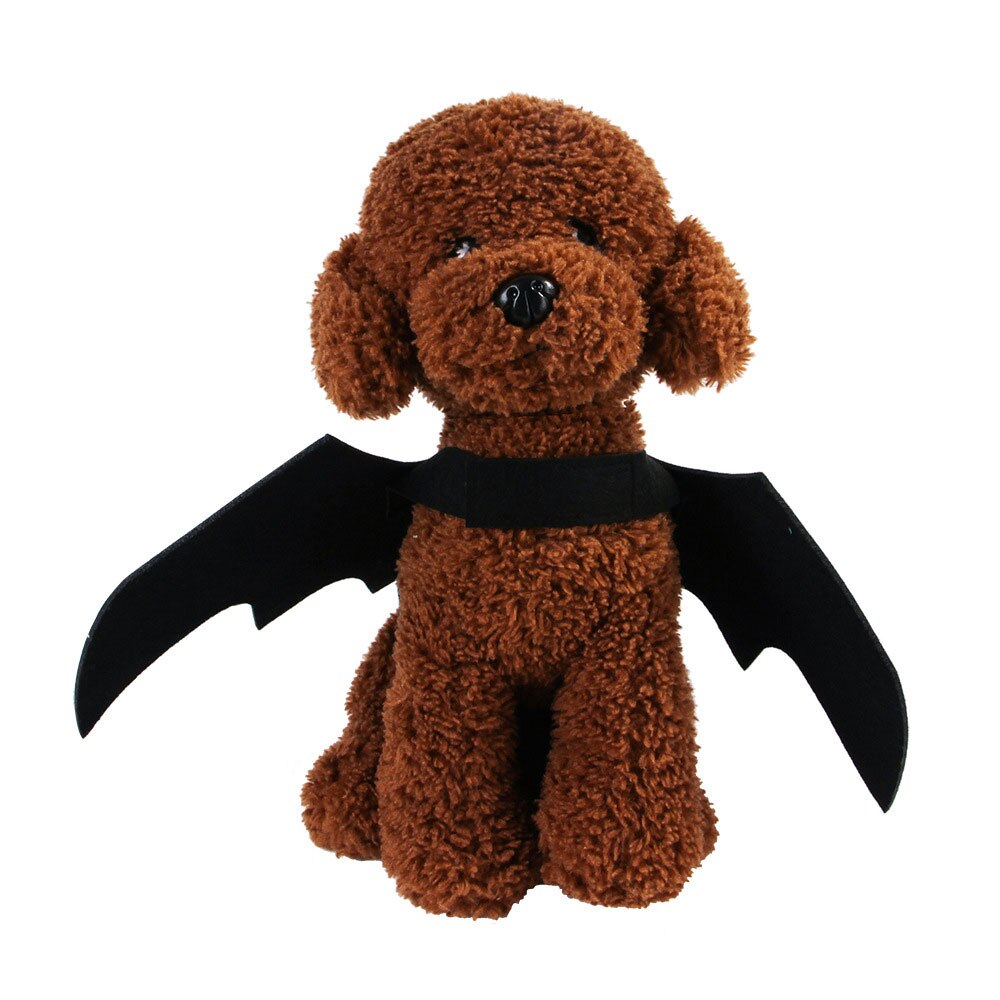 1 st pet fladdermus vingar halloween kostym för katter hundar, katt kattunge fladdermöss vingar kostym dress up för halloween festival svart