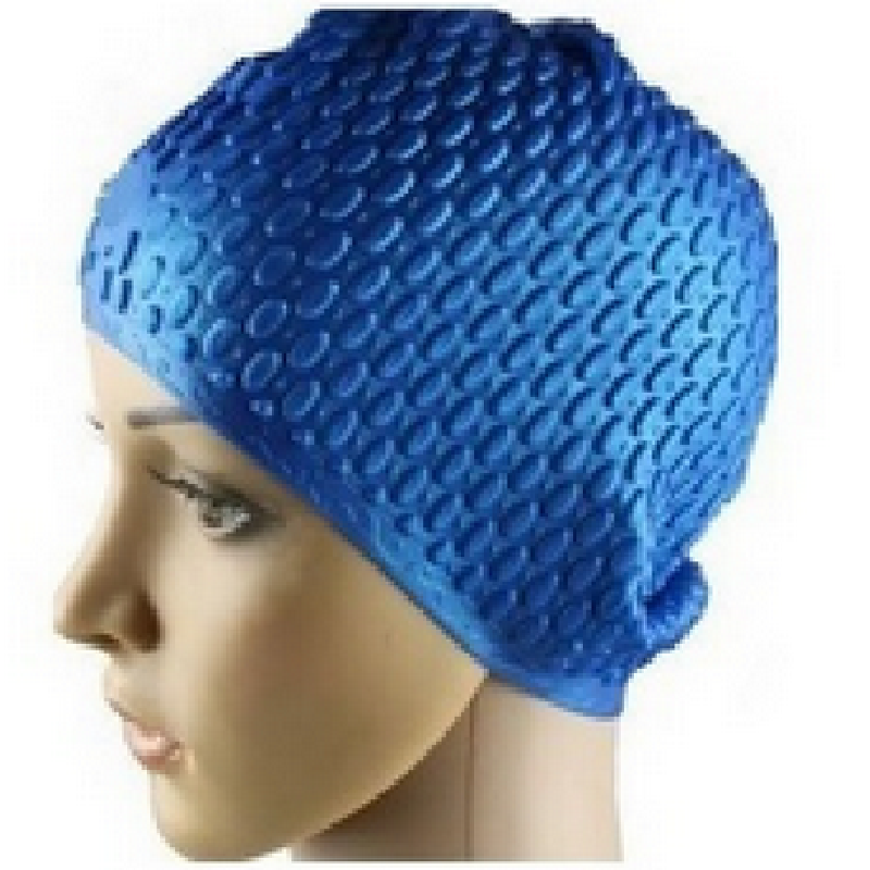 Silicone Waterproof 3D Elastic Swimming Caps For Men Women Long Hair Swimming Hat Cover Ear Bone Pool Adult Swim Cap