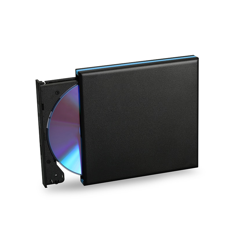 Luxury USB 3.0 External HDD Enclosure Case For CD DVDRW Blue Ray 12.7mm SATA Drive VH99