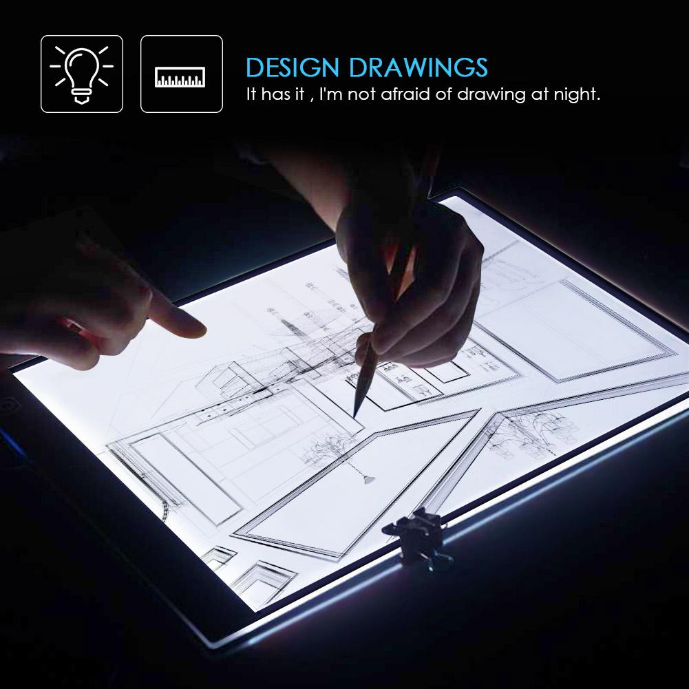 Led Drawing And Sketching Light Board A4 Copy Table Copying Table With Scale Animation Painting Calligraphy And Calligraphy