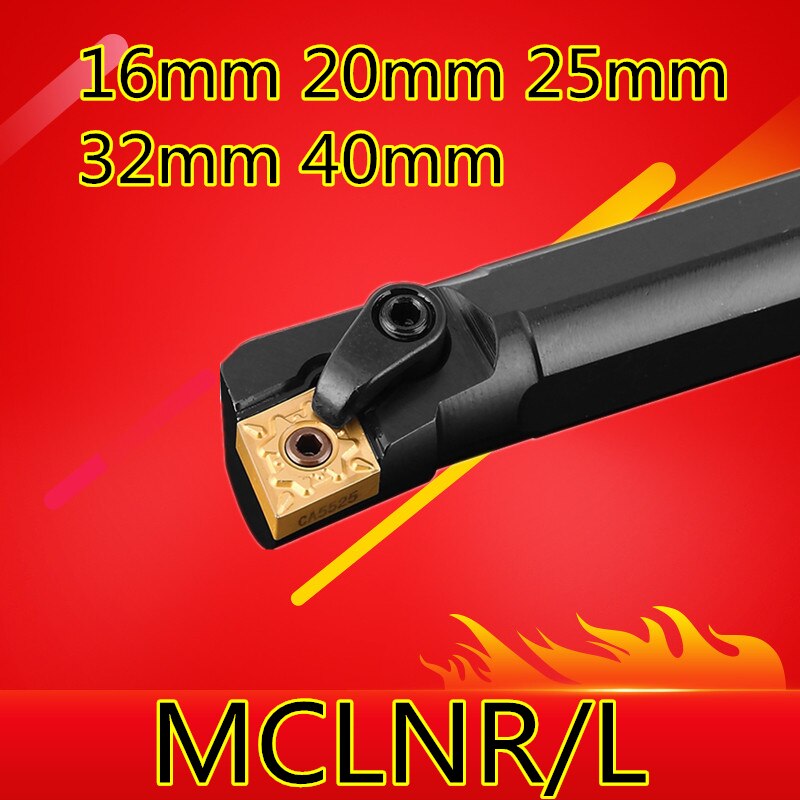 1PCS S16Q-MCLNR12 S20R-MCLNR12 S25S-MCLNR12 S32T-MCLNR12 S40T-MCLNR12 MCLNL12 16mm-40mm CNC Internal Turning tools
