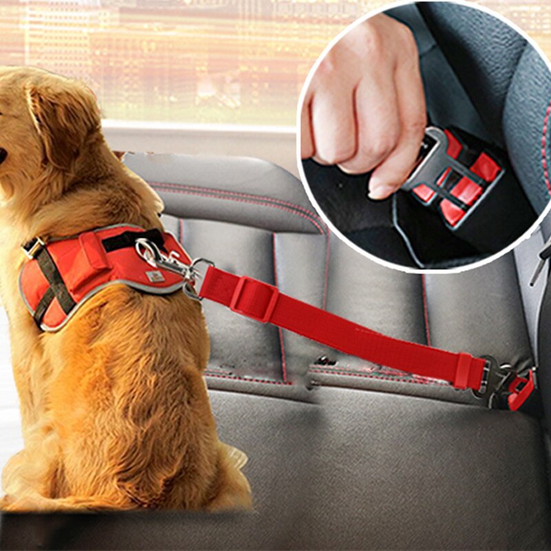 Intrekbare Verstelbare Dog Seat Belt Auto Voertuig Vaste Huisdier Aangelijnd Pet Seat Belt Dierbenodigdheden