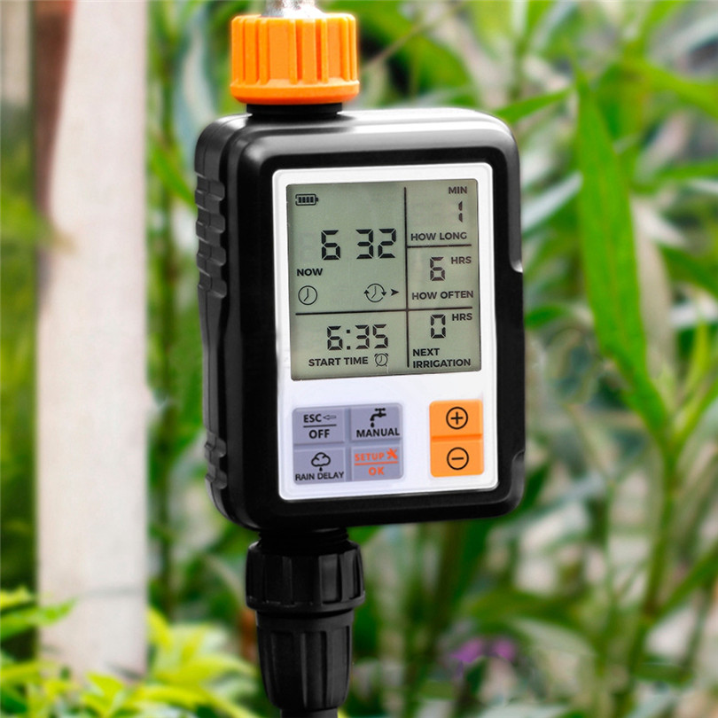 Hage vann timer automatisk smart selvvanning vanning timer lcd display elektronisk vanning vanning system kontroll