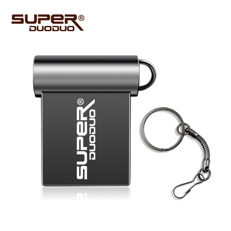 Super mini Pen Drive small USB Flash Drive 128GB 64GB 32GB pendrive 16GB 8GB 4GB memory Flash USB Stick pen driver popular: 64GB / dark-gray