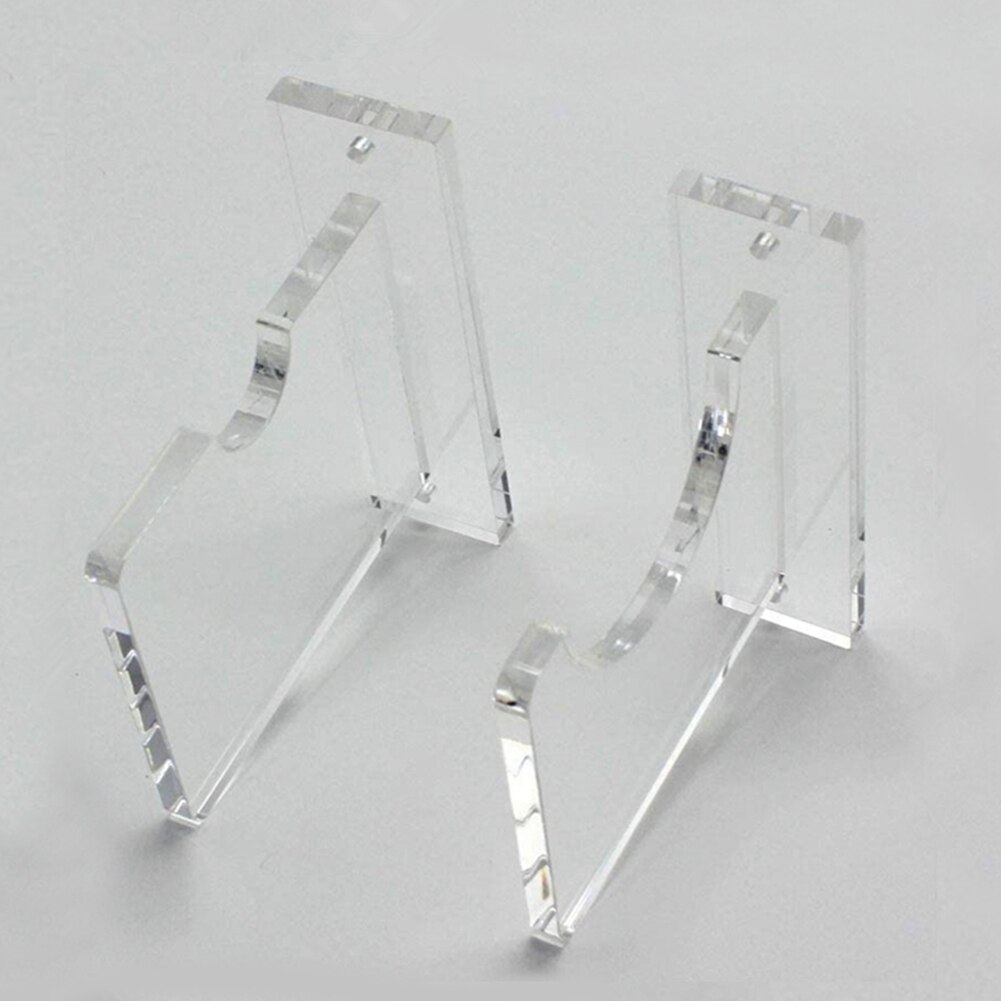 Clear Acrylic Wall Mounted Display Stand Baseball Bat Rack Durable Home Horizontal Hanger Storage Holder Bracket Accessories