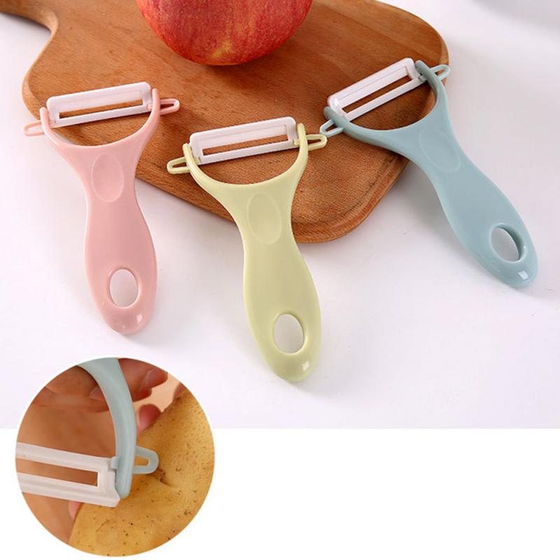 Descascador de mão batata lâmina cerâmica frutas legumes cortador velocidade rustproof fácil de limpar ferramentas cozinha casa cerâmica descascador