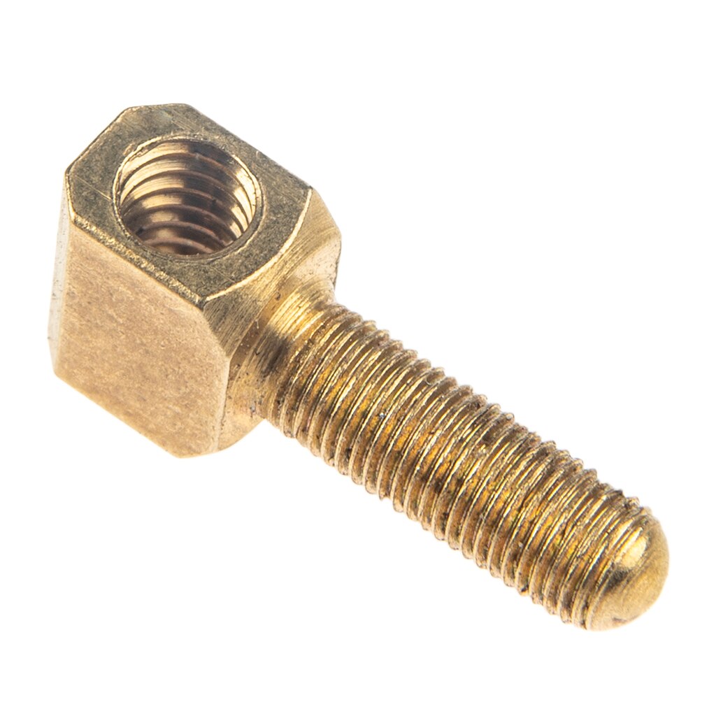 BOWORK 50 Pcs Cello Bow Eyelets Brass Standard Thread Normal Shank Cello Bow Replacement DIY Bow Parts