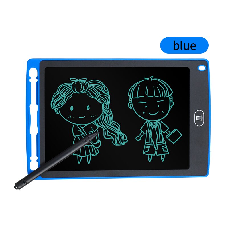 8.5" Writing Tablet LCD Digital Drawing Tablet Mini Writing Message Board Electronic Writing Pads For Painting Eco- friendly: Blue