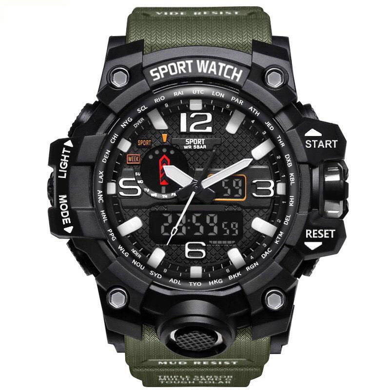 Reloj Flexible, novedad de , a la , para coche, espejo, Visor antilluvia, protector de nieve, para hombre, amortiguador deportivo, relojes de estilo G para exteriores